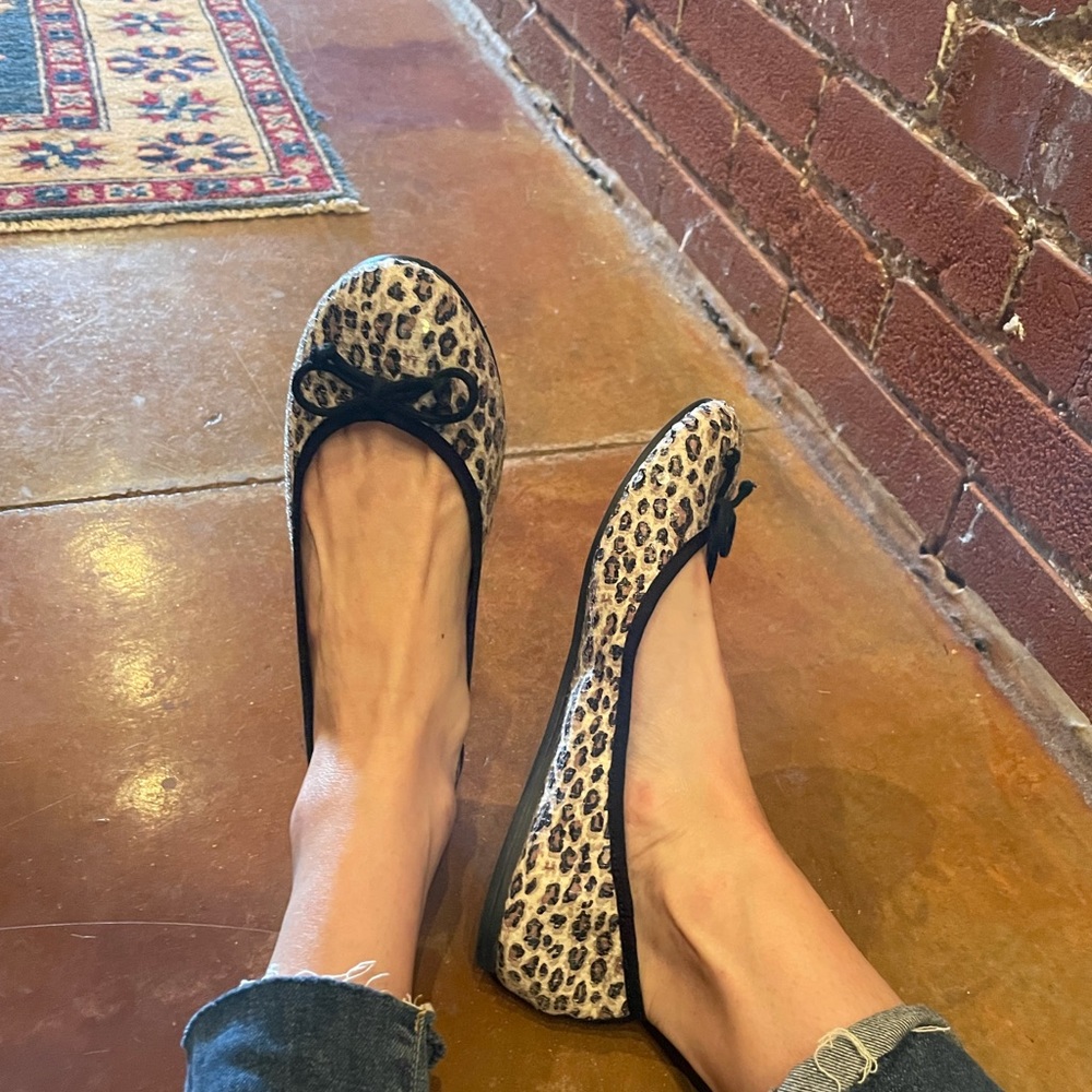Animal print ballet slippers - Franco Sarto